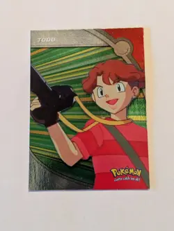 Todd the Photographer HV3 Pokemon Topps TV Animation Heroes & Villains - Image 1