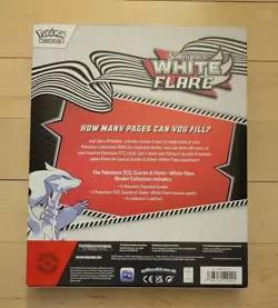 Pokemon TCG Scarlet & Violet White Flare Binder Collection Factory Sealed - Image 3