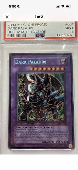 2003 YU-GI-OH! MFC-MAGICIAN'S FORCE #000 DARK MAGICIAN GIRL PSA 9 Paladin 2 - Image 3