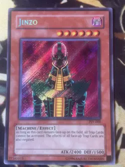 Yugioh: Jinzo - PSV-000 - Secret Rare - Unlimited - LP - Image 1