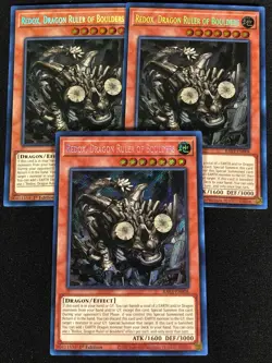 Yugioh Redox Dragon Ruler of Boulders RA03-EN008 1ST SECRET (NM) - Image 1