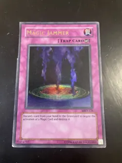 Yu-Gi-Oh! TCG, Magic Jammer, MRD-129, ultra rare, unlimited, Heavily Played - Image 1