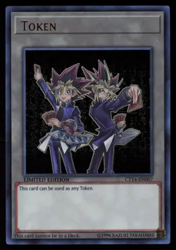 Yugioh Token: Yugi/Yami () CT14-EN007 Limited Edition Ultra Rare NM - Image 1
