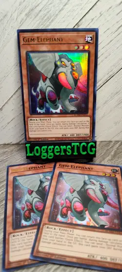 Yu-Gi-Oh! Gem-Elephant x3 / BLMM EN112 1st Edition NM - Image 1
