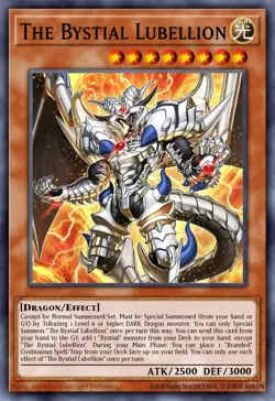 The Bystial Lubellion Yu-Gi-Oh! CH01-EN010 1st Ultra Rare - Image 1