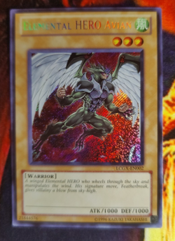 Near mint Elemental HERO Avian (Alternate Art) LCGX-EN002 Legendary Collection 2 - Image 1