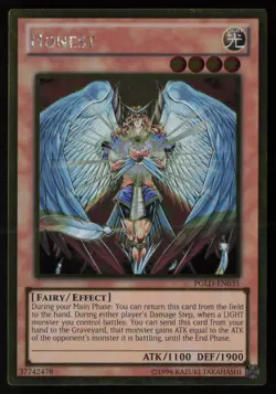 Yugioh Honest PGLD-EN035 Gold Rare NM - Image 1