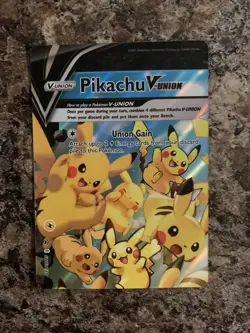 Pikachu V Union SWSH139 SWSH140 SWSH141 Pokemon (x3) Card Lot - Image 2