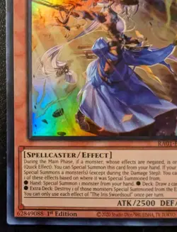 The Iris Swordsoul RA01-EN023 1st Edition Super Rare Rarity Collection Yu-Gi-Oh! - Image 4