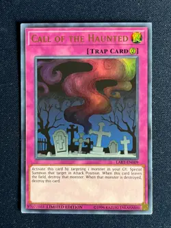 Yugioh! 1x Call of the Haunted LART-EN009 Ultra Rare Limited Edition M/NM! - Image 1