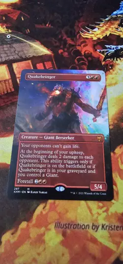 Quakebringer (Borderless) Kaldheim Regular - Image 1