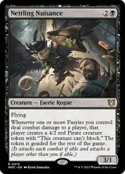 Nettling Nuisance [Wilds of Eldraine Commander] MTG - Image 1