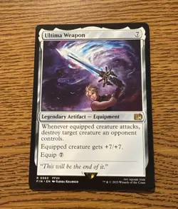 Ultima Weapon R FINAL FANTASY 563 NM Magic: The Gathering FRESH - Image 1