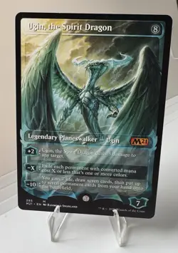 MTG Ugin, the Spirit Dragon - Showcase, NM-Mint, English Core Set 2021 - Image 1
