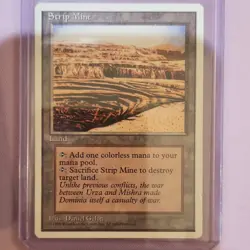 Strip Mine Magic: The Gathering Land Card Wizards of the Coast - Image 1