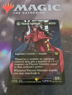 Mtg. Vincent Valentine. Surge Foil Borderless. Final Fantasy. Pack Fresh - Image 1