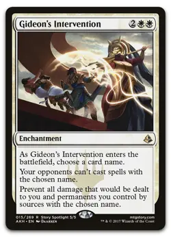Gideon's Intervention #15 (NM) Amonkhet AKH Magic MTG - Image 1