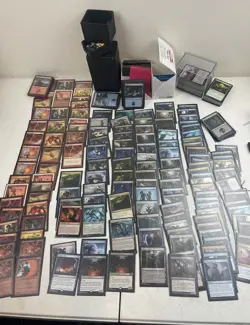 Bulk Lot Of Magic The Gathering MTG Cards w Boxes & Deck Bundle Mix 1996 ~ 2015 - Image 1