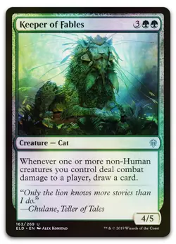 Keeper of Fables #163 (Foil) (NM) Throne of Eldraine ELD Magic MTG - Image 1