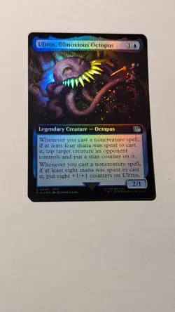 MTG FINAL FANTASY (FIN) - Ultros, Obnoxious Octopus (Extended Art) - FOIL - Image 1