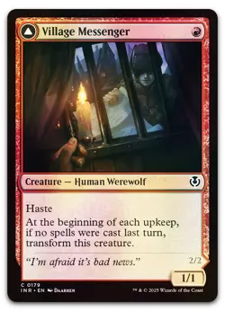 Village Messenger #179 (Foil) (NM) Innistrad Remastered INR Magic MTG - Image 1