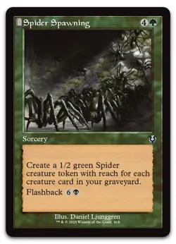 Spider Spawning (Retro Frame) #419 (NM) Innistrad Remastered INR Magic MTG - Image 1