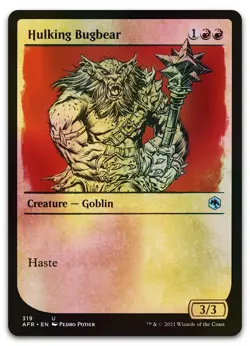 Hulking Bugbear (Showcase) #319 (Foil) (NM) Forgotten Realms AFR Magic MTG - Image 1