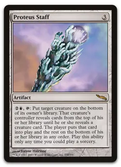 Proteus Staff #230 (LP) Mirrodin MRD Magic MTG - Image 1