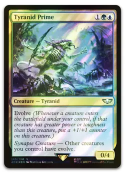 Tyranid Prime (Surge Foil) #145 (NM) Warhammer 40,000 40K Magic MTG - Image 1