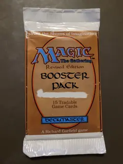 *NEW* 1994 Magic The Gathering Revised Edition Booster Pack MTG *FACTORY SEALED* - Image 1