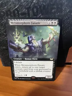 MTG Metamorphosis Fanatic (Extended Art) Commander: Duskmourn: House of Horror - Image 1