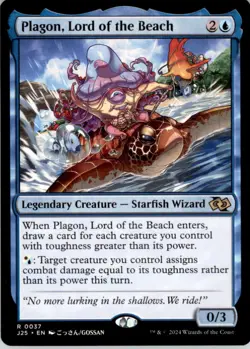 Plagon, Lord of the Beach (Anime) R Foundations Jumpstart 37 Near Mint - Image 1