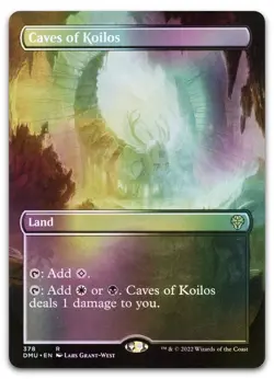 Caves of Koilos (Borderless) #378 (Foil) (LP) Dominaria United DMU Magic MTG - Image 1