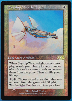 Skyship Weatherlight FOIL Planeshift HEAVILY PLD Rare CARD (498818) ABUGames - Image 1