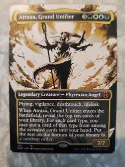 Atraxa Grand Unifier Showcase NM/M Phyrexia MTG Magic the Gathering Card Mythic - Image 1