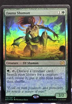 Fauna Shaman #179 The Brothers' War Foil Rare - Image 1