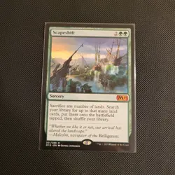 Magic: The Gathering Scapeshift Core Set 2019 Regular Mythic Sorcery 201 - Image 1
