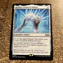 HYLDA'S CROWN OF WINTER mtg Wilds of Eldraine Rare 247 - Image 1