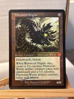 Wurmcoil Engine MTG(BRO): Brothers’ War - Schematic 126 + Retro Border Foil 63 - Image 3