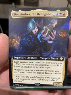 Don Andres, the Renegade (Extended Art) 28 NM Normal Commander: The Lost Cave... - Image 1