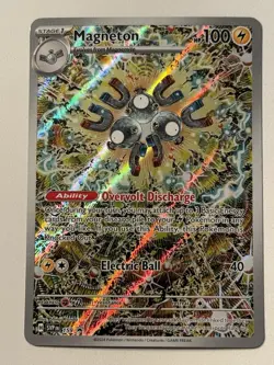 Pokemon TCG Magneton SV: Scarlet & Violet SVP 159 Surging Sparks Promo Card - Image 1