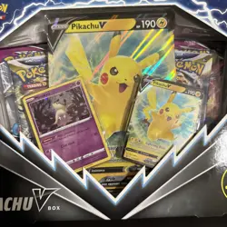 Pikachu V Box SEALED Pokemon TCG Fusion Strike Brilliant Stars New - Image 2