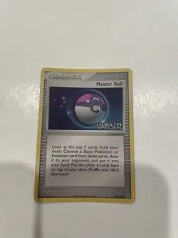 Pokemon Master Ball Delta Species 99/113 Reverse Holo - Image 1