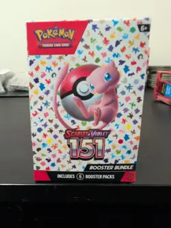 Pokemon Scarlet Violet 151 Booster Bundle 6-Pack Factory-Sealed English - Image 1