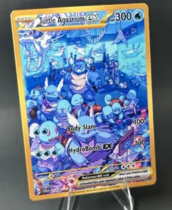 Turtle Aquarium Ex Pokemon NONTCG CUSTOM FAN ART Squirtle Wartortle Blastoise - Image 2