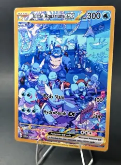Turtle Aquarium Ex Pokemon NONTCG CUSTOM FAN ART Squirtle Wartortle Blastoise - Image 3
