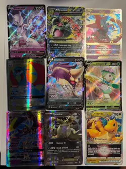 Pokemon Lot - Deoxys VSTAR GG46, M Tyranitar EX, Dragonite VSTAR - 9 Card NM Bun - Image 2