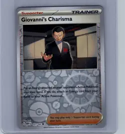 Giovanni's Charisma 161/165 Reverse Holo 151 - Pokemon TCG - Image 1