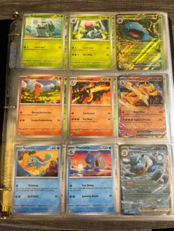 Pokemon 151 Complete Base master Set 165/165 with binder and some promos - Image 1