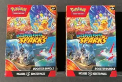 Lot of (2) Pokemon TCG: Surging Sparks Booster Bundle -Factory Sealed - Image 1